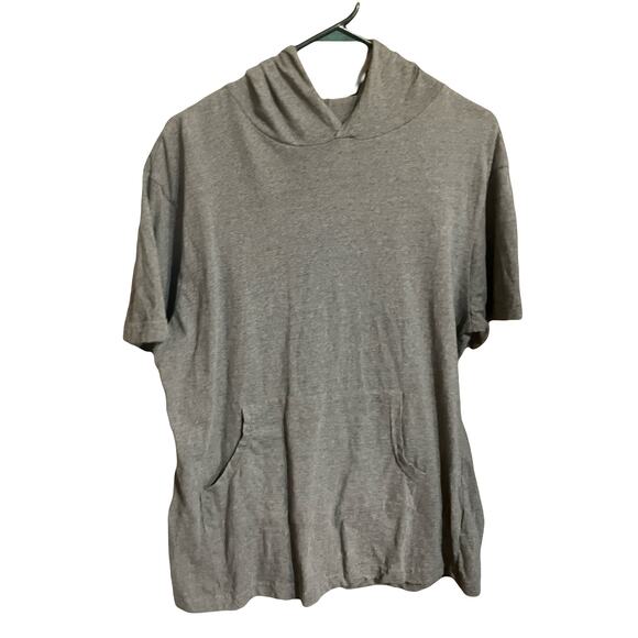 Highland Men's M T-shirt Hoodie Gray Short Sleeve Original - Picture 6 of 6